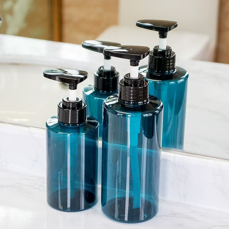 Wholesale 200ml 300ml 500ml Empty Plastic Shower Gel Bottle Lotion Bottle Shampoo Bottle With Pump