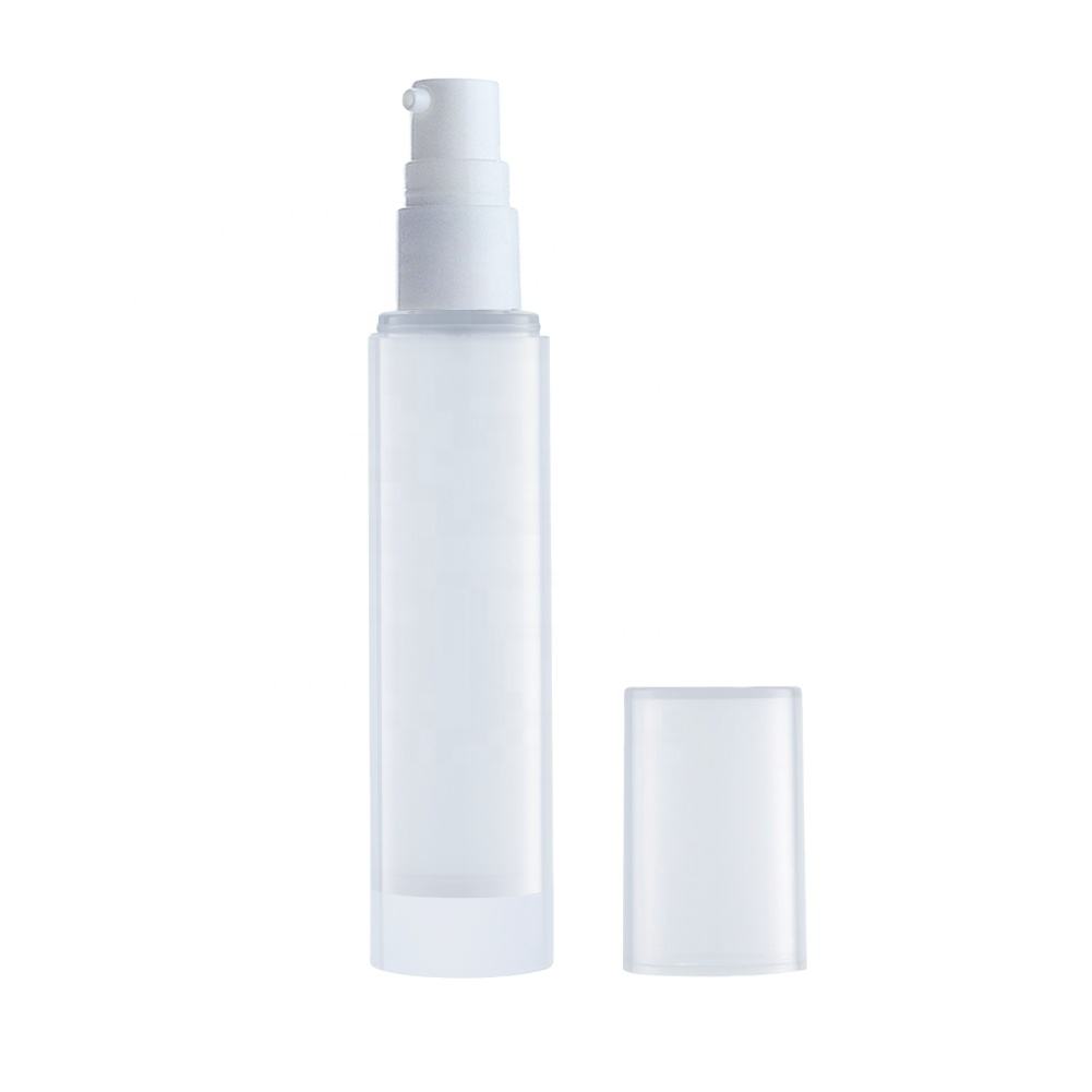  25ml 30ml 45ml 50ml PP Airless Cosmetic Bottle, Airless Plastic Bottles 