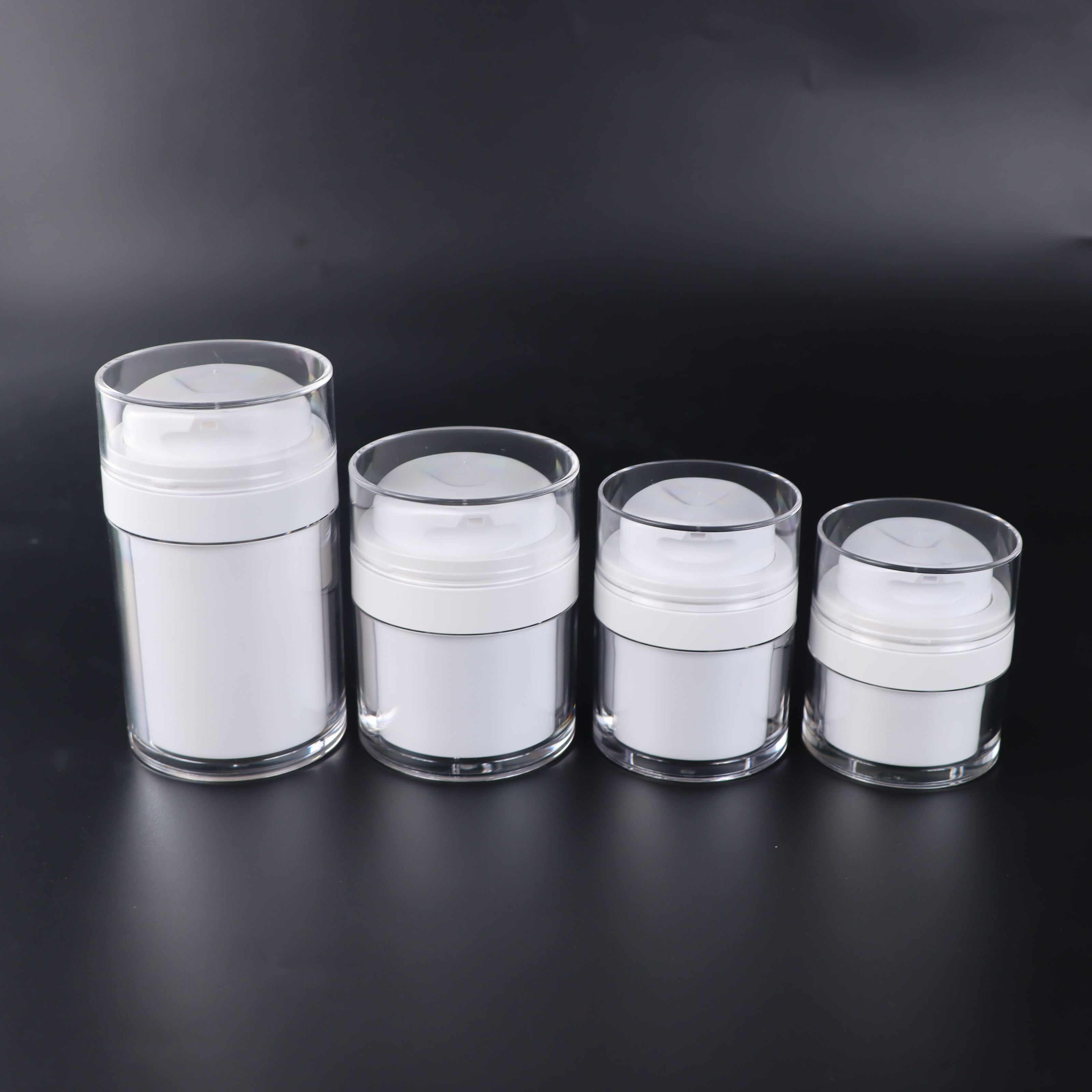 15ml 30ml 50ml 100ml Cosmetic Packaging Airless Jar Reusable Cream Airless Bottle