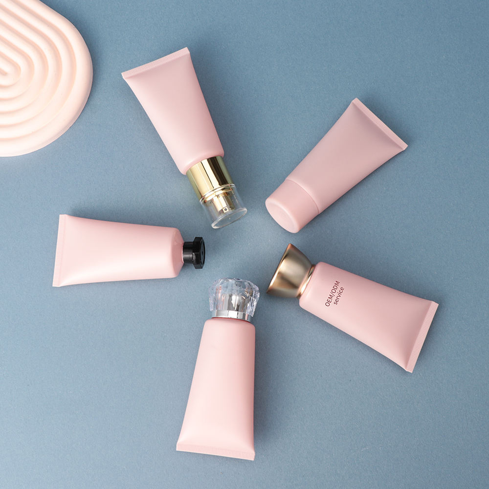 Wholesale Plastic PE ABL Soft Empty Cosmetic Packaging Squeeze Lotion Tube for Hand Cream Cosmetic Tube 50ml for Lotion