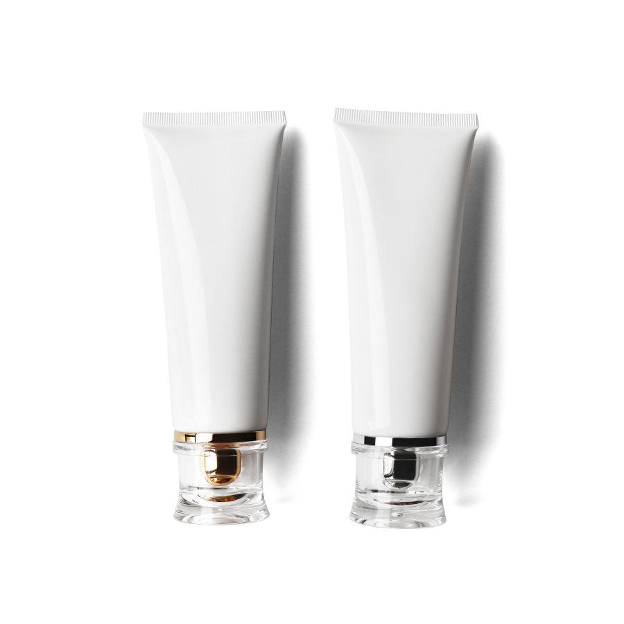 Wholesale 30ml 50ml 100ml 120ml 150ml 200ml 300ml 350ml White Plastic Cosmetic Tubes for Sunscreen Eye Cream Packaging
