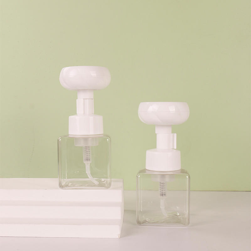 Custom Color Empty Flower Shaped Soap Dispenser Foam Pump Bottle for Home 250ML/450ML/650ML
