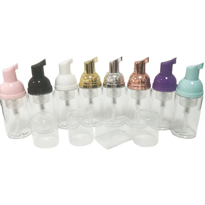 Hot Sale Empty Plastic Packaging Foaming Pump Bottle 30ml Clear PET Face Wash Mousse Hand Soap Dispenser Foam Bottle