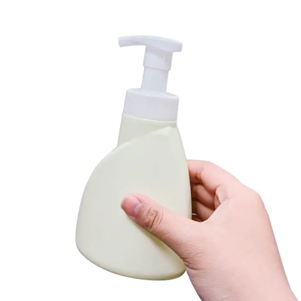 Hot Selling 300ml Triangular PET Foam Spray Bottle for Perfume and Shower Gel Customization 