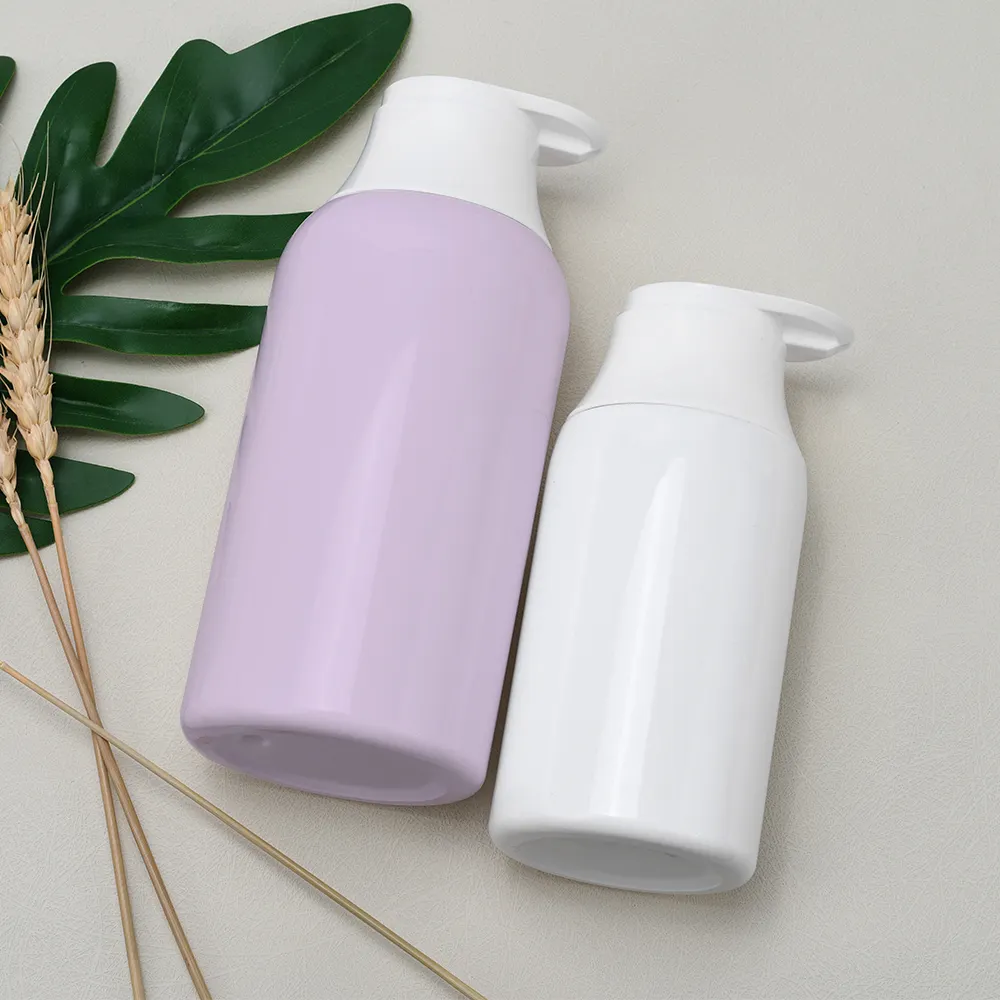 ODM OEM Custom Color PET Plastic Foam Jar Cylinder Shape Cosmetic Bottle for Soap Shower Gel Shampoo Lotion  Manufactory