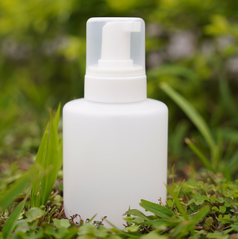  250ml/300ml PE Plastic Square Shape Bottle Foaming Soap Pump Lid for Baby Body Wash Shower Gel Shampoo Bottle