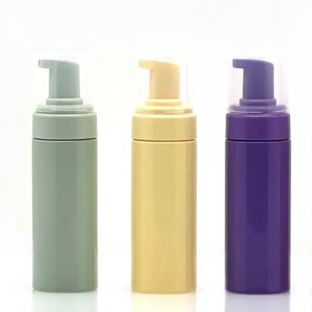 Wholesale Hot Selling 160ml 200ml 300ml Custom Empty Plastic Foaming Bottles for Facial Cleanser Mousse With Brush