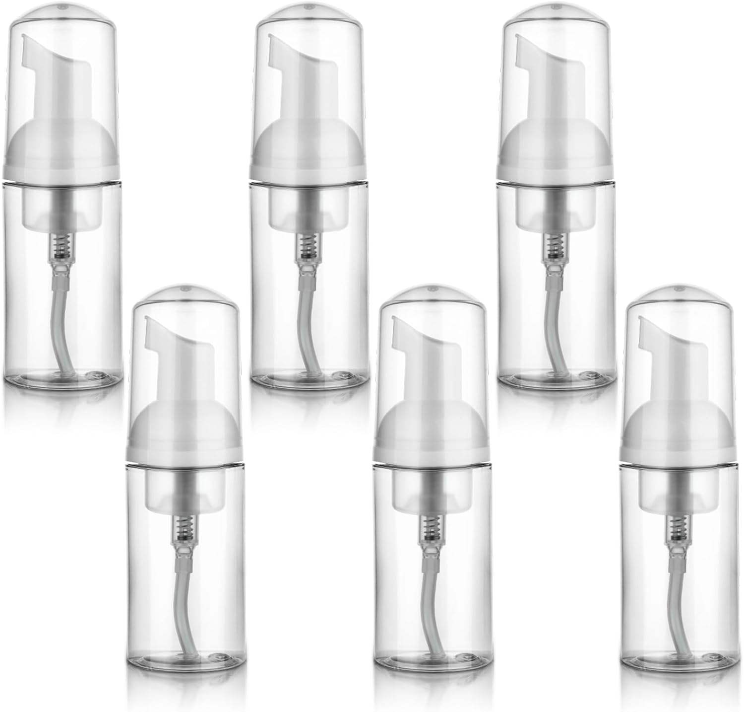 Empty 30ml 50ml 100ml 150ml 200ml 250ml Pet Cosmetic Liquid Soap Dispenser With Foam Pump Bottle