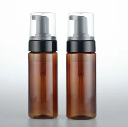 Foam Pump Plastic Facial Cleanser Bottle with Seal 250ml Capacity for Shampoo Cream and Water with Industrial Packaging