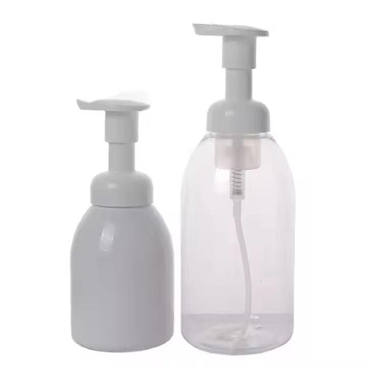 Standard Quality Customize Eco Friendly Liquid Soap Dispenser Plastic Bottle Pump PET Plastic Foam Bottle Manufacturer