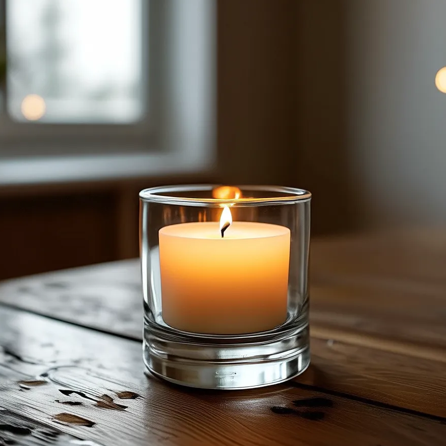 Modern Luxury Glass Votive Candle Holders Elegant Home Decor Crystal Cups 