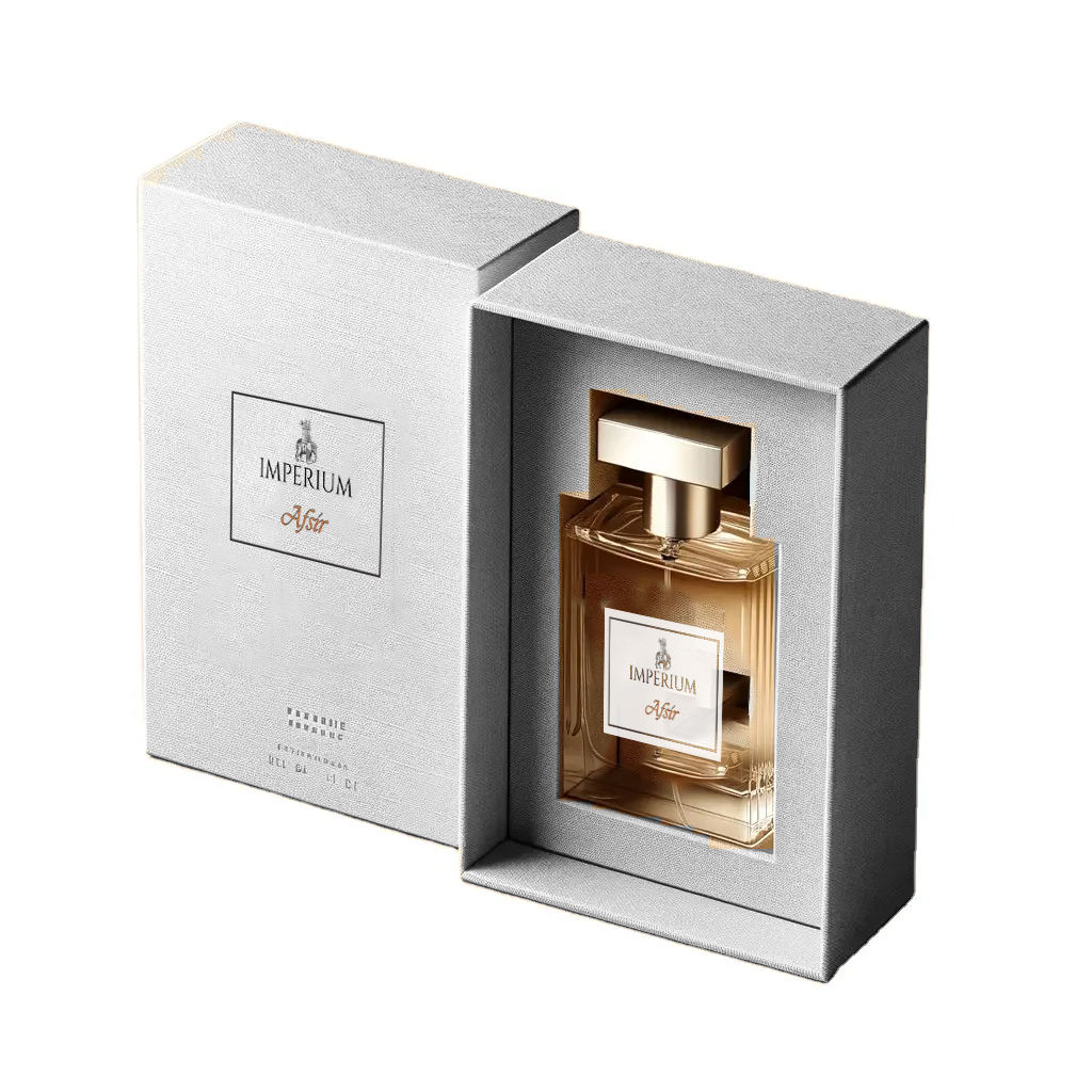 2025 New Design Popular Custom Logo Recyclable Glass Perfume Bottle with Box Design Logo Empty Perfume Box Packaging