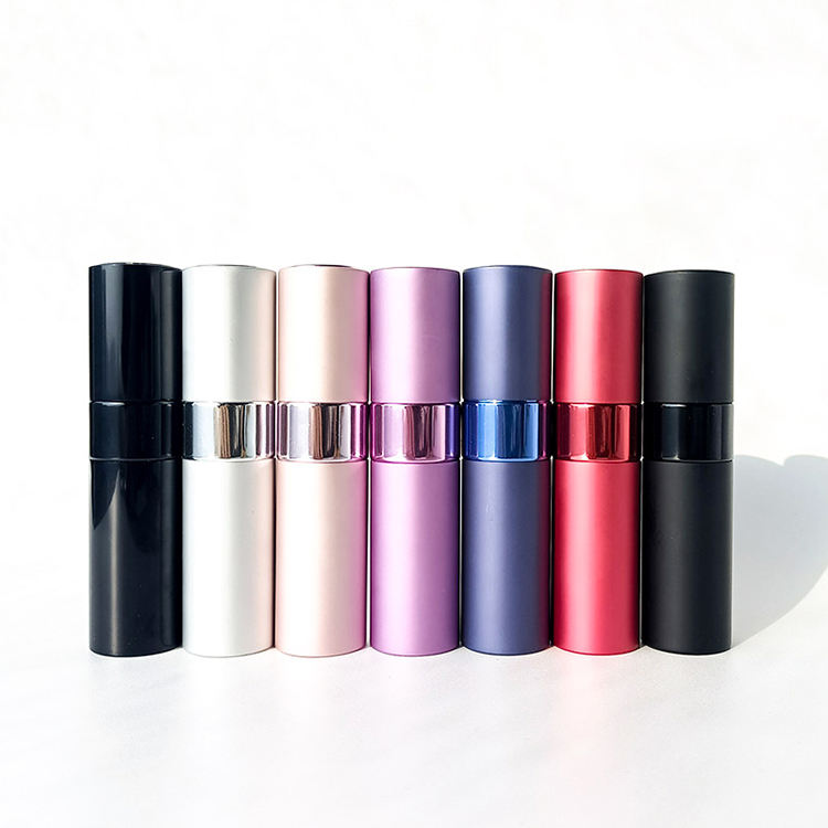 Wholesale Custom Glass Spray Atomizer Bottle 10ml Decant Aluminum Perfume Refilled Bottle