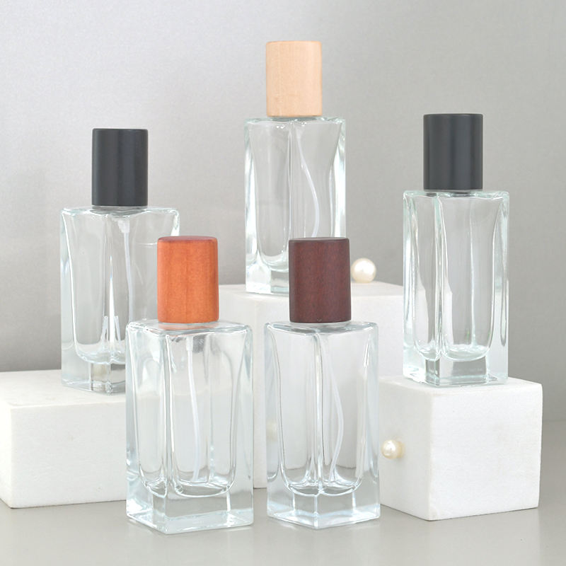 Wholesale Oil Perfume Glass Bottles Customizable Glass Bottles Perfume 30ml 50ml Spray-fine Perfume Decant Bottle Glass