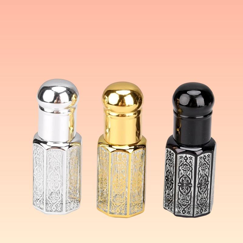 Stock Factory Direct Sales3ml 6ml 12ml Stylish Portable Glass Roller Perfume Bottles
