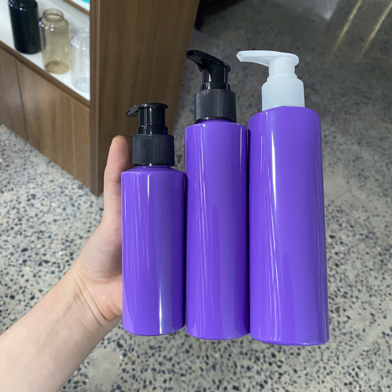 100ml 190ml 250ml PET bottle Skincare Lotion Bottle with Pump Perfume Mist Pump Bottle for Essential Oil TOner Serum shampoo