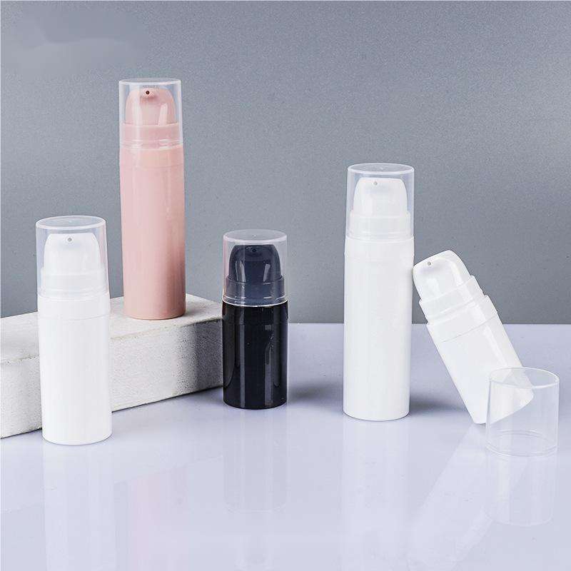 Eco-Friendly Luxury Lotion Bottle Pump Control 5ml 10ml 15ml Frosted Lotion Pump Plastic Bottle Lotion Bottle with Pump