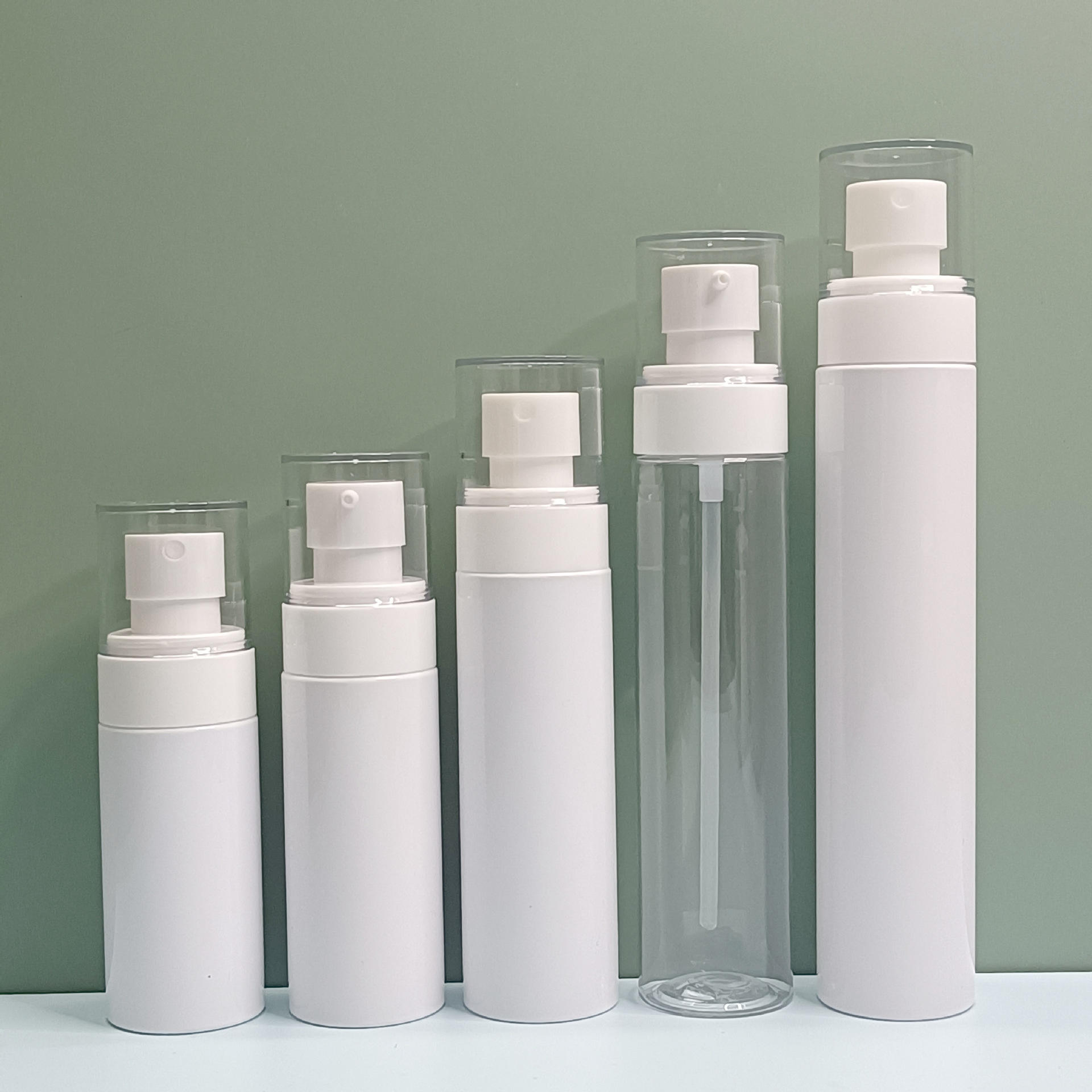 Luxury Cosmetic Plastic Airless Lotion Pump Bottle 40ml 50ml 60ml 80ml Cosmetic Vacuum Airless Bottle