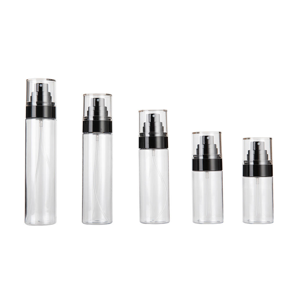 20ml 30ml 50ml PET Plastic Transparent Perfume Spray Bottle Cosmetics Fine Mist Bottle for Skin Care Serum Lotion Shampoo