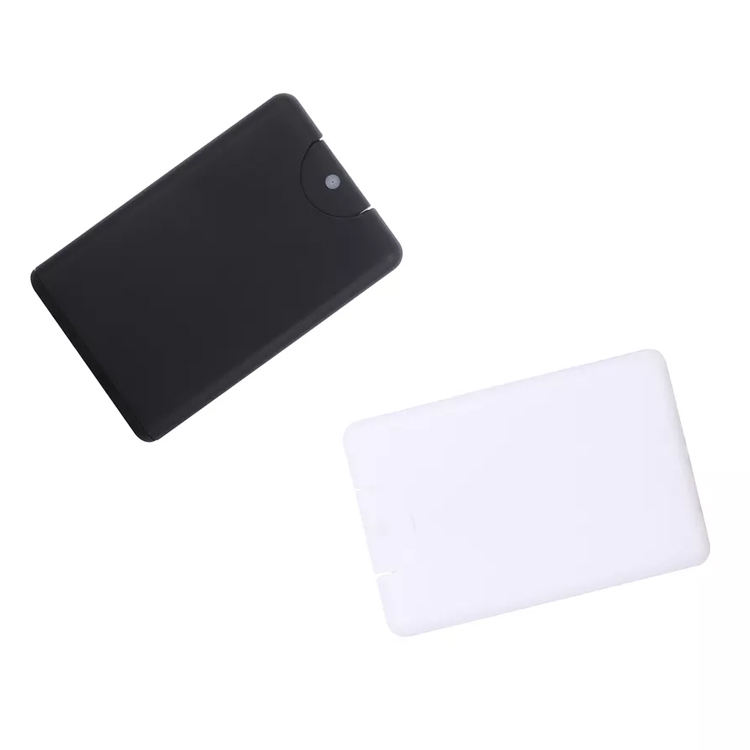 20Ml Pp Refillable Plastic Spray Bottle Fine Mist Sprayer Fragrance Dispenser Flat Perfume Spray Bottle Card Spray Bottle