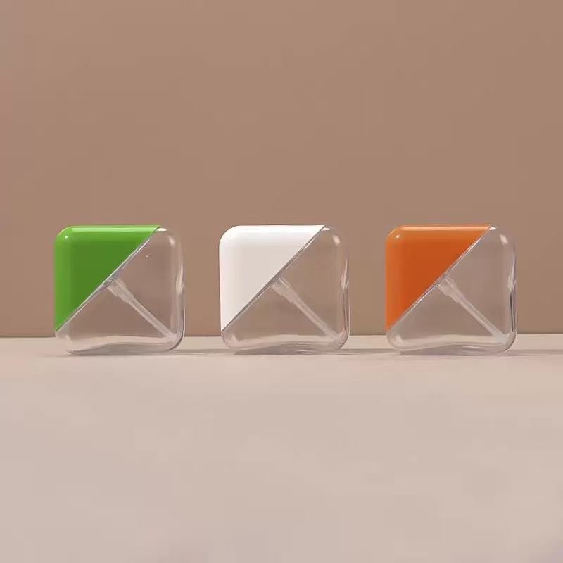 30ml Triangle Spray Bottle Transparent Card Plastic Bottle Portable Perfume Dispenser Bottle