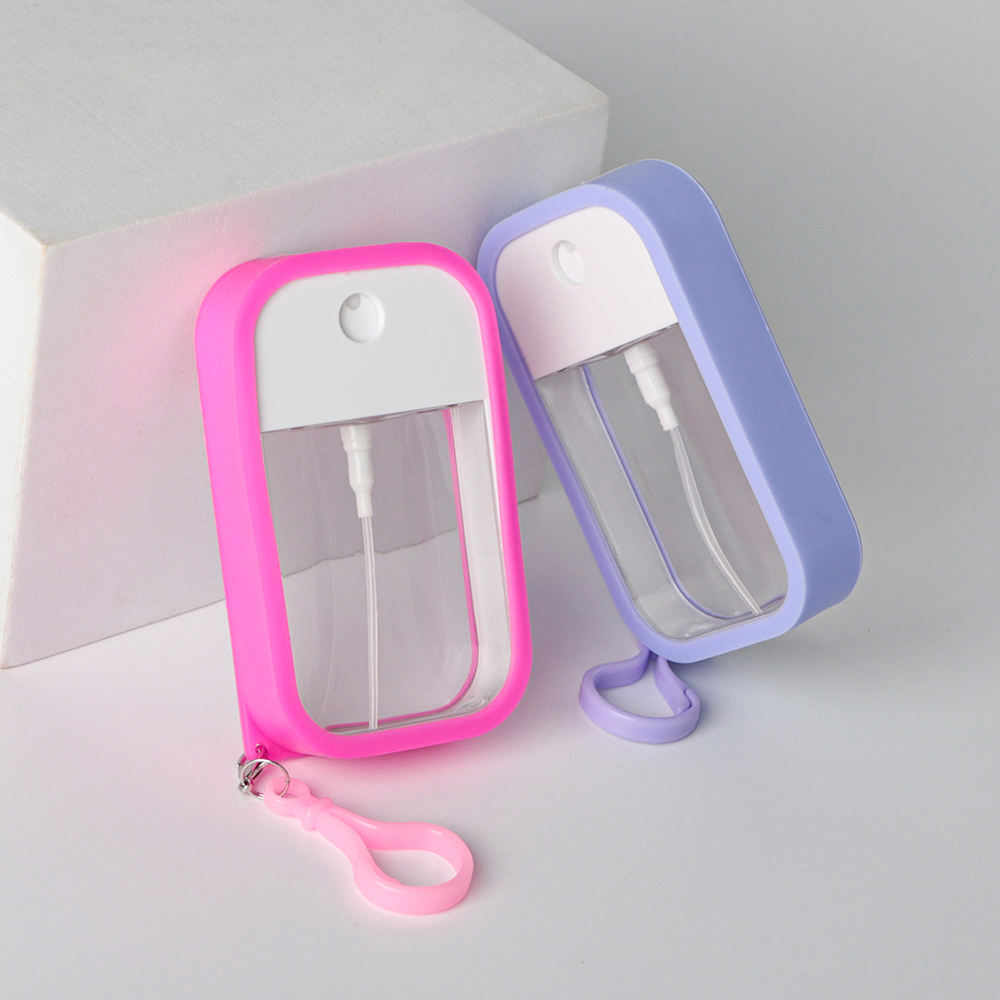 38Ml 40Ml 45Ml Refillable Perfume Alcohol Sanatizer Plastic Flat Cell Phone Credit Card Spray Bottle Hand Sanitizer Spray Pocket