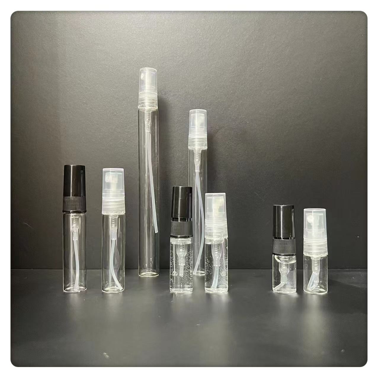 Clear Plastic 5ml 10ml 15ml Small Mini Spray Bottles Empty Fine Mist Sprayer Perfume Bottle for Travel