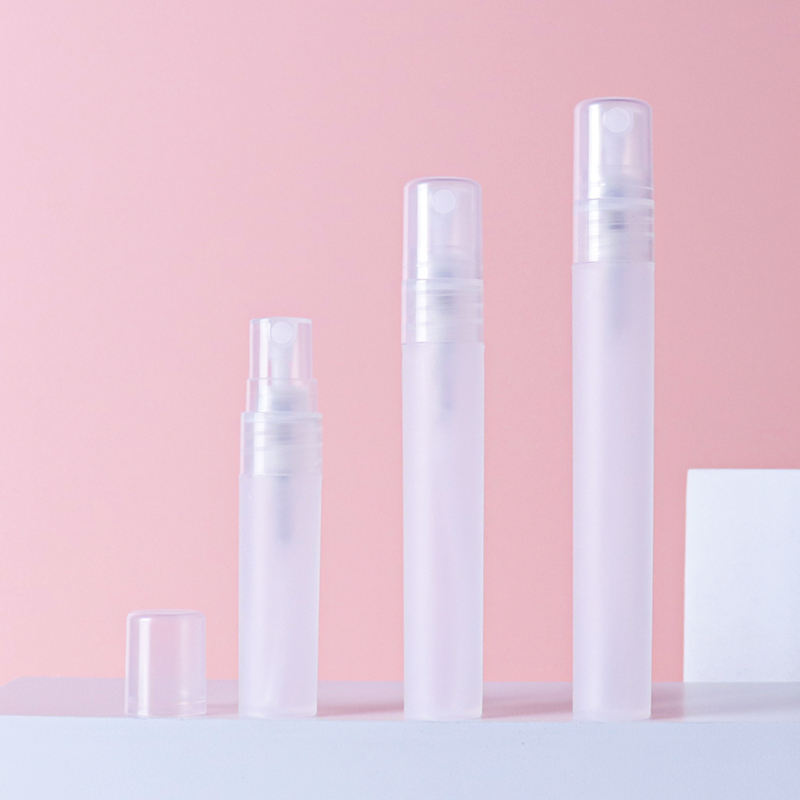 Colorful Plastic Perfume Bottles 5ml 10ml 15ml Travel Package Refillable Pp Atomizer Pump Perfume Spray Bottle