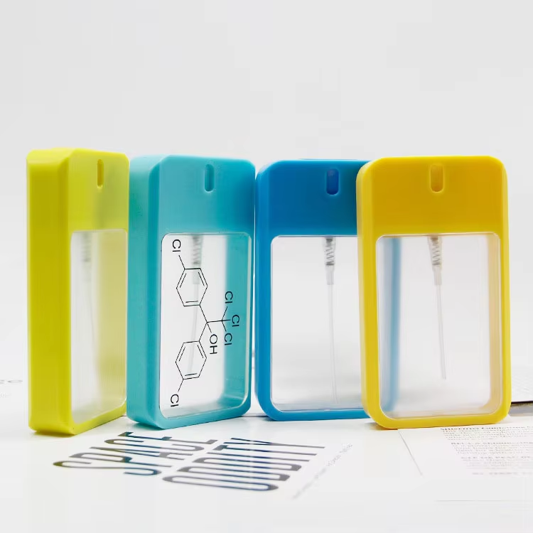 Mini Portable Plastic Flat Credit Card Perfume Bottle Refillable Empty Travel Mist Square Card Spray Bottle Credit Card Perfume