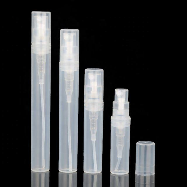 2ml 3ml 5ml 7ml pp Plastic Snap-on Mini Pocket Perfume Spray Bottle