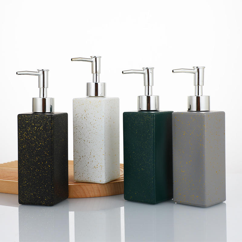 Hotel Hand Sanitizer Shower Gel Laundry Detergent Dispensing Glass Bottles Empty Soap Bottle