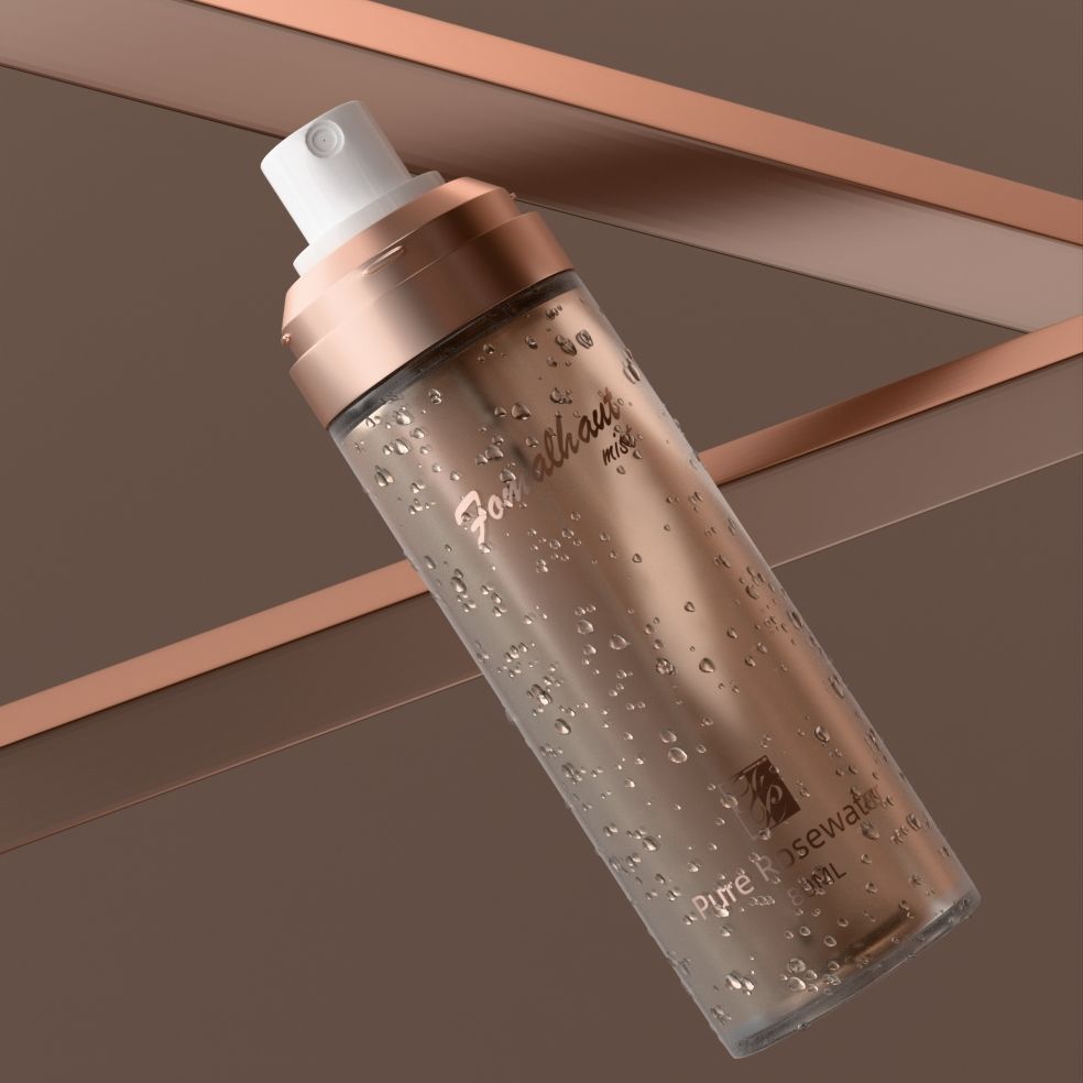 100ml 120ml PET Spray Bottle with Cap for Rosewater