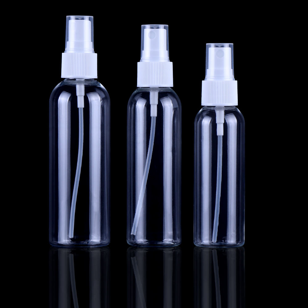 10ml-180ml PET Bottle Body Empty White Clear Perfume Refill Plastic Spray Bottle Fine Mist