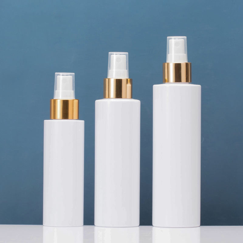 Wholesale Empty Spray Bottle 1oz 50ml 100ml 150ml 200ml Round Shape Packaging Fine Mist PET Plastic Tubular Facial Spray Bottle