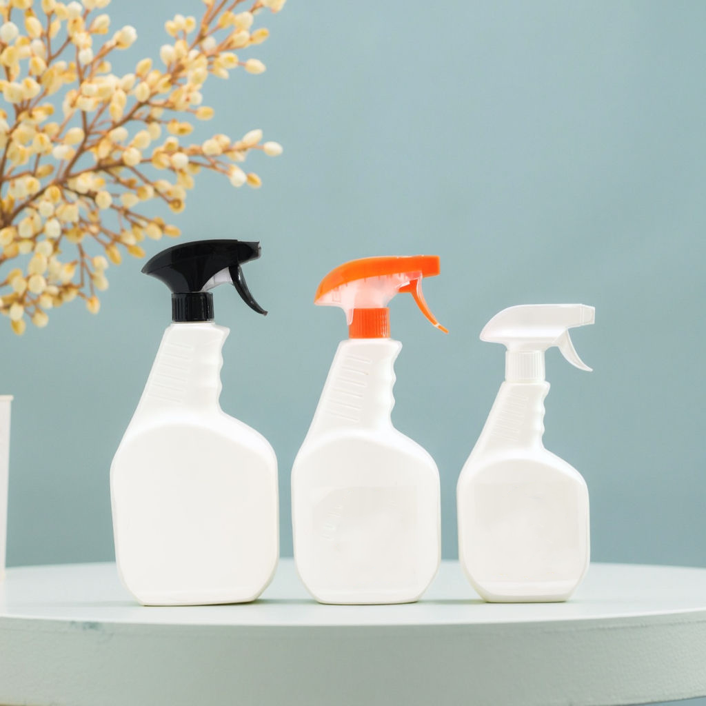 500ml Black PET Pump Trigger Cleaning Plastic Spray Bottle 