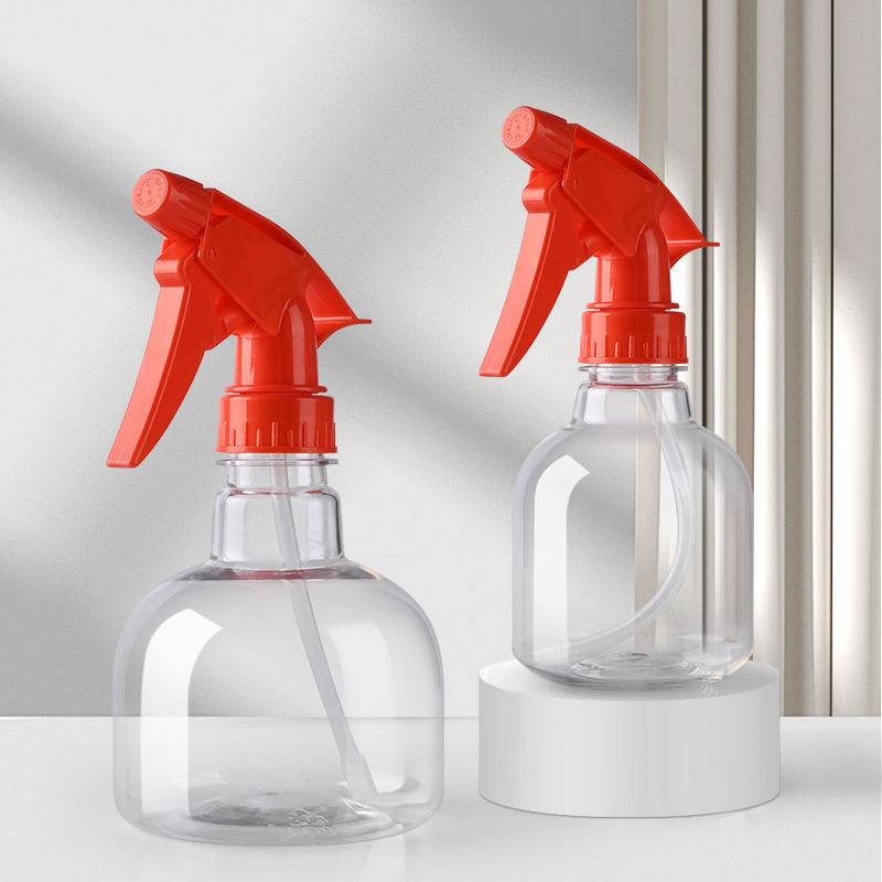 260ml 350ml Cosmetic Packaging Trigger Oblique Shoulder Sprayer PET Empty Plastic Bottle Without Pump Head