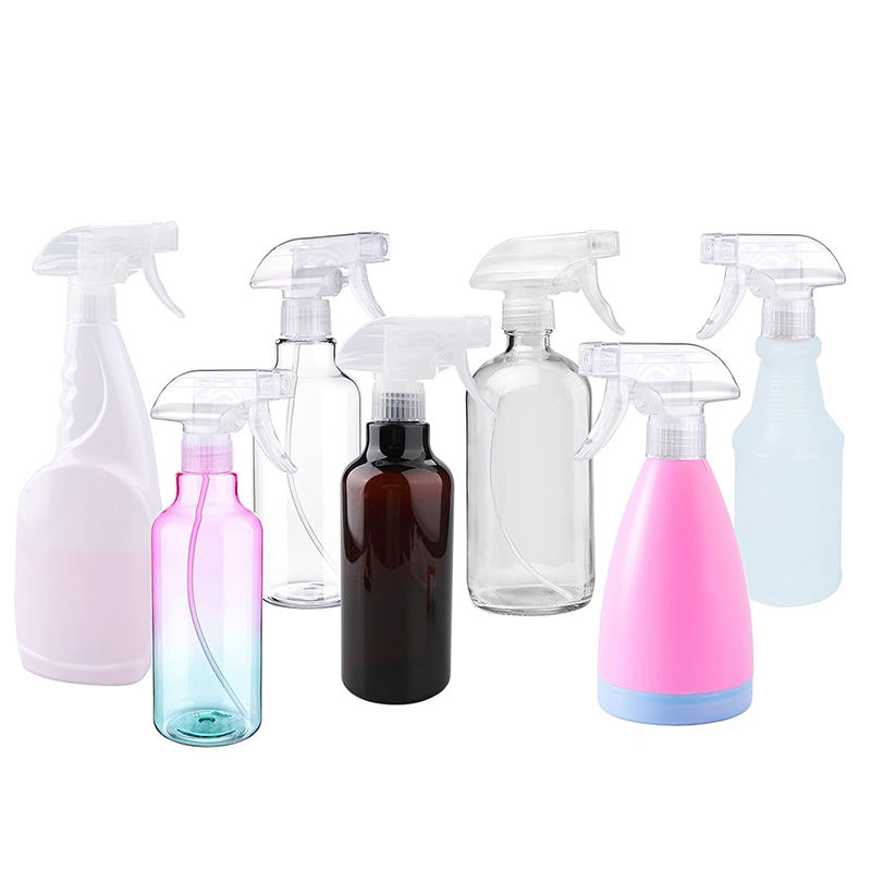 Trigger Spray Bottle 120ml 200ml 250ml 300ml 500ml PET Plastic Fine Mist Spray Bottle With Trigger Sprayer Pump