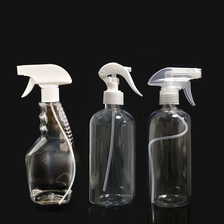 Refillable Plastic 300ml 500ml Tigger Spray Bottles With Fine Mist Sprayer for Toner