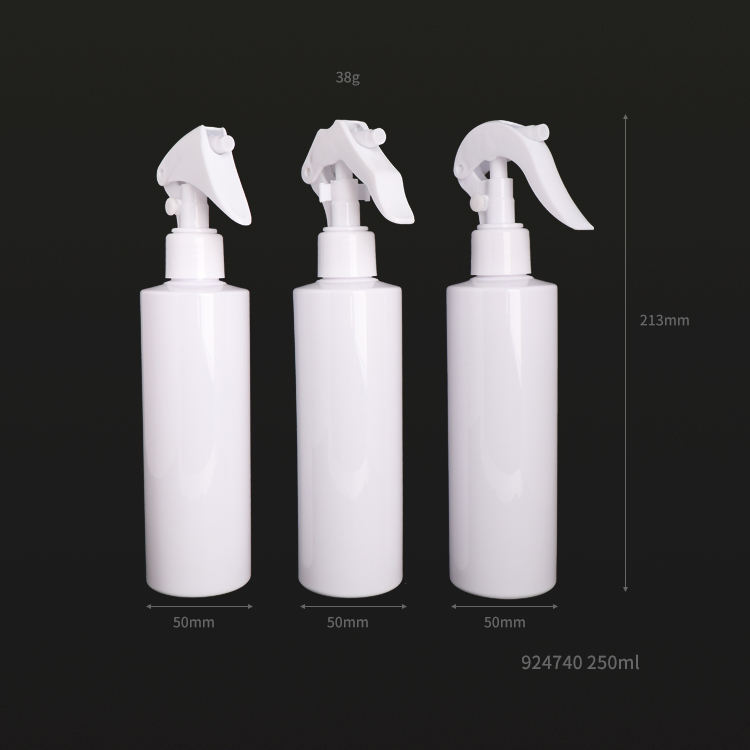 Jar Set Lotion Pump Trigger Spray 250ml Empty Plastic Bottle for Detergent Liquid