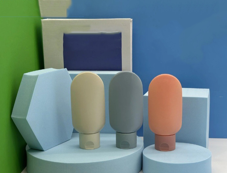 60ML cosmetics storage bottle hose squeeze shampoo shower gel facial cleanser lotion portable empty bottle