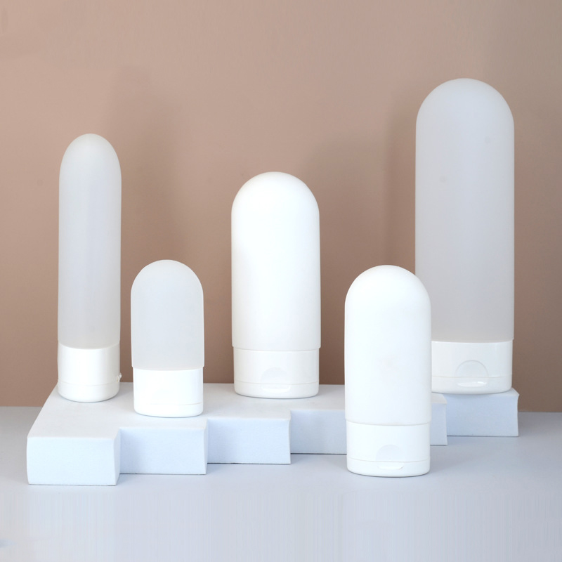 PE plastic squeeze lotion bottle 60ml hand cream tube bottle 150ml facial cleanser bottle