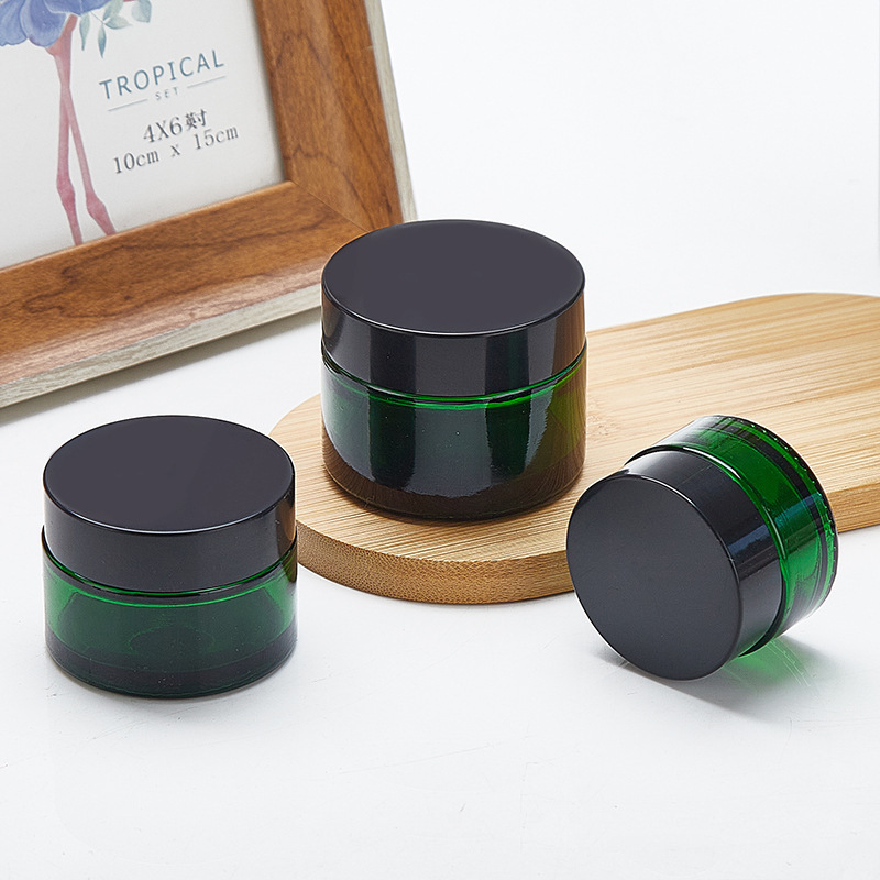 Spot cream bottle, travel portable cosmetics sample, glass sub bottle, light proof cream bottle, face cream bottle, eye cream bottle