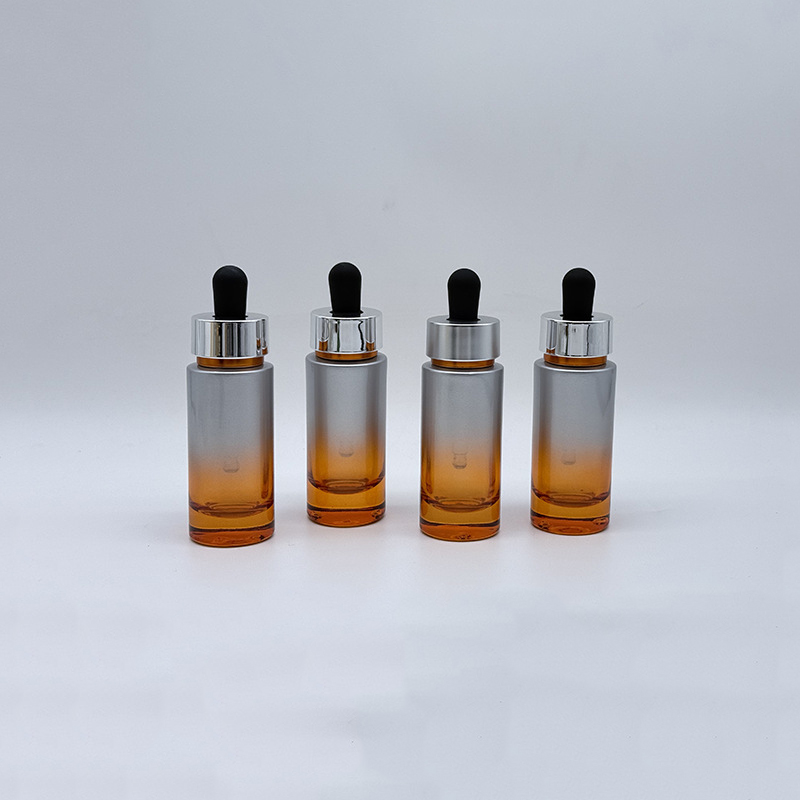 30ml essential oil bottle transparent cosmetics dropper glass bottle