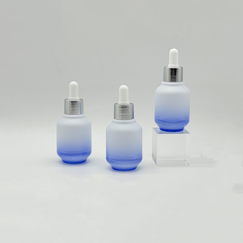 New thick bottome 30ml dropper essential oil bottle with silver ring 