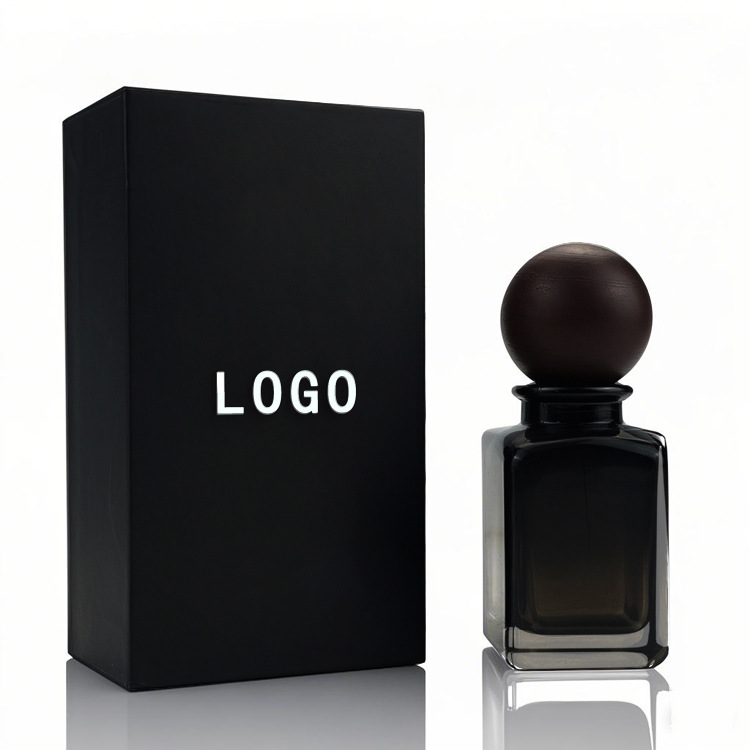 50ml Premium glass bayonet square perfume bottle cosmetics packaging spray bottle