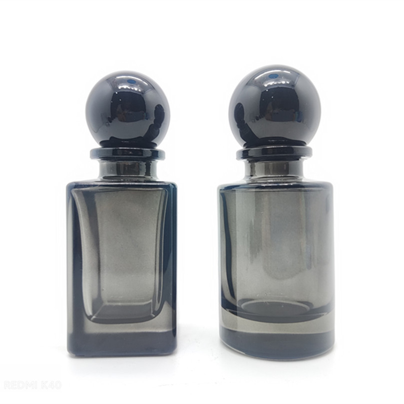 Thick bottom perfume bottle 50ml perfume glass bottle cylinder perfume bottle 