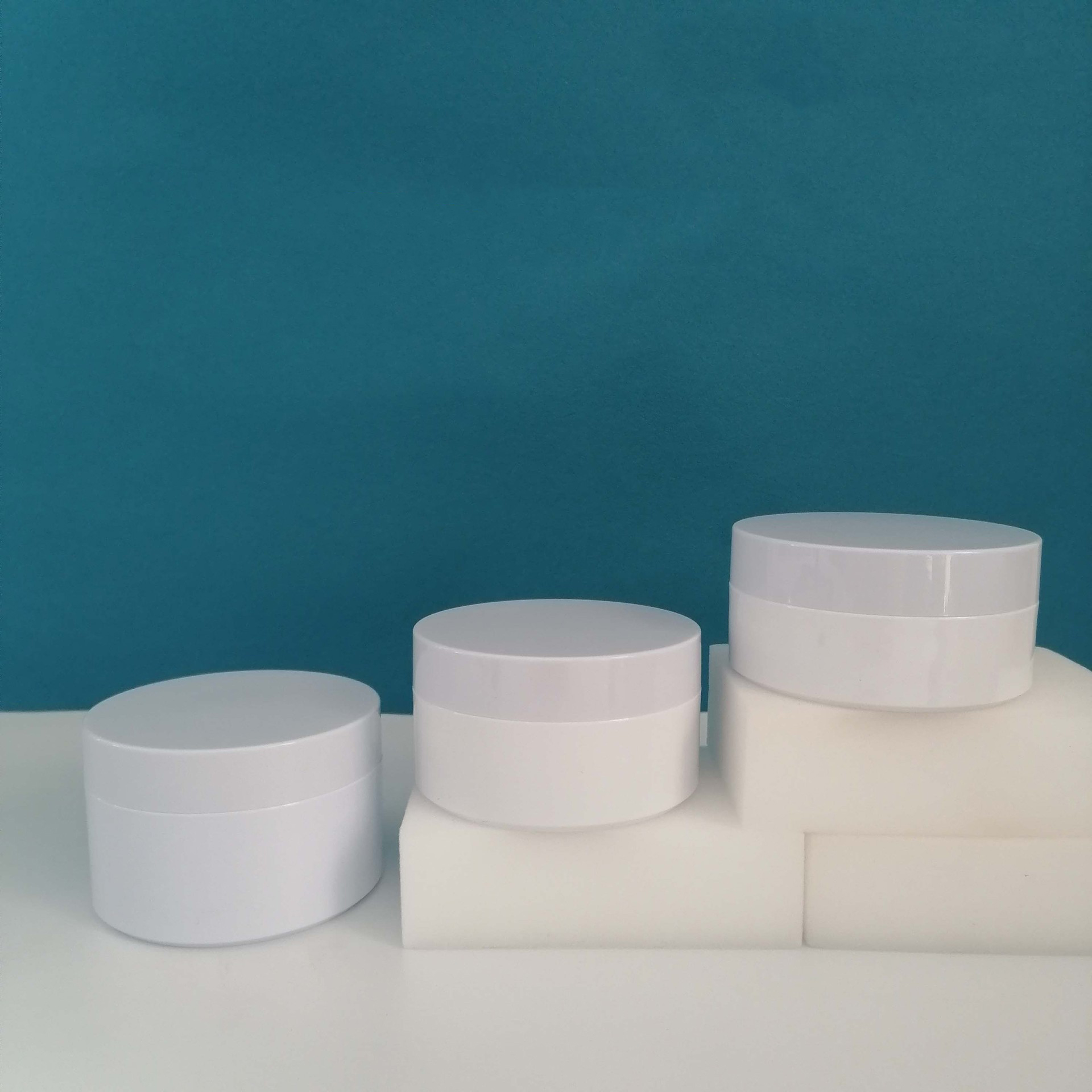 High quality thick wall PET cream jar 100ml/120ml/150ml cosmetics bottle