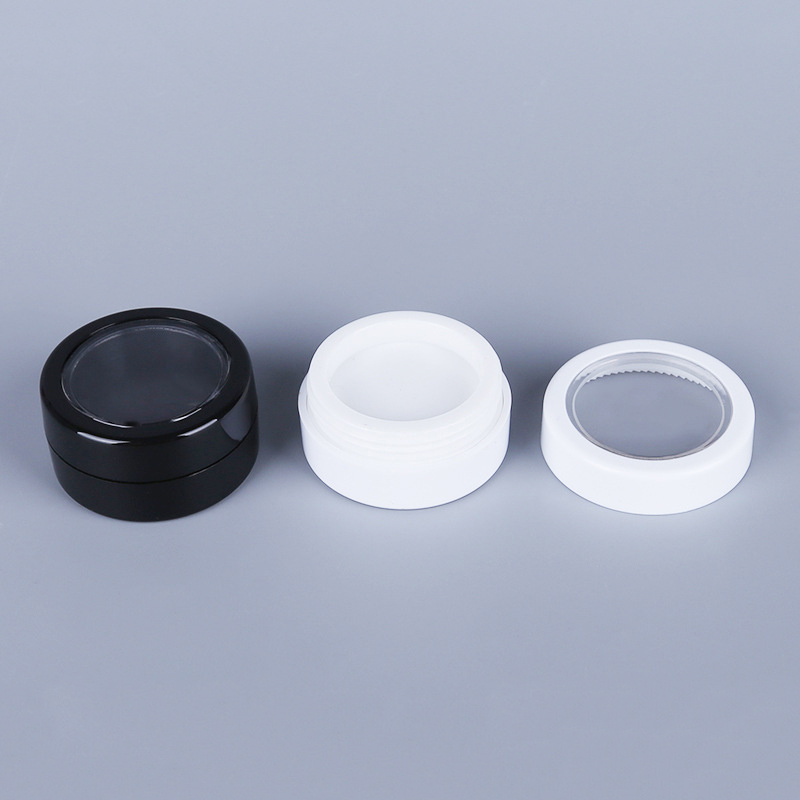 Manufacture 2g cosmetic packaging sample jar round powder blusher container