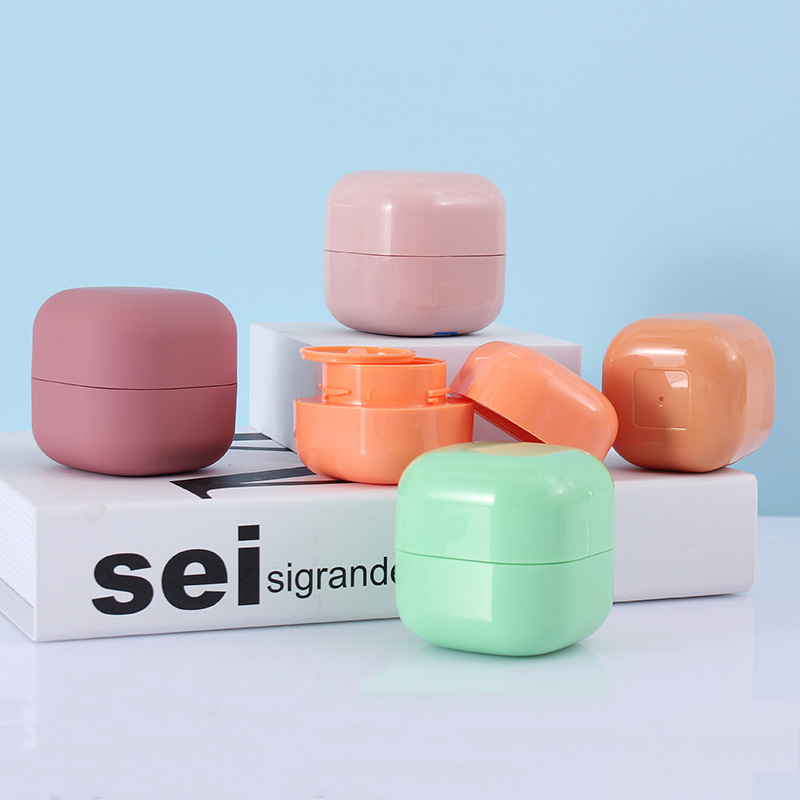 Customized Macaron Color square jar face cream eye cream jar 5g10g15g20g3050g 