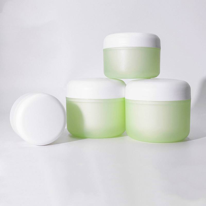 cosmetics packaging 200ml frosted cream jar plastic packaging container